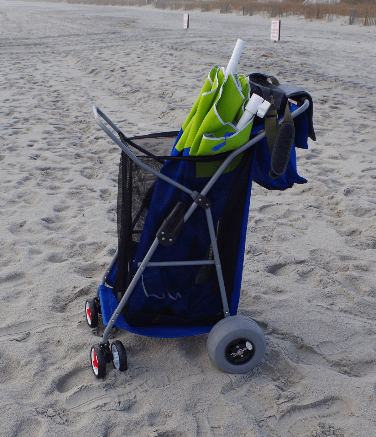 Folding Beach Carts With Balloon Wheels