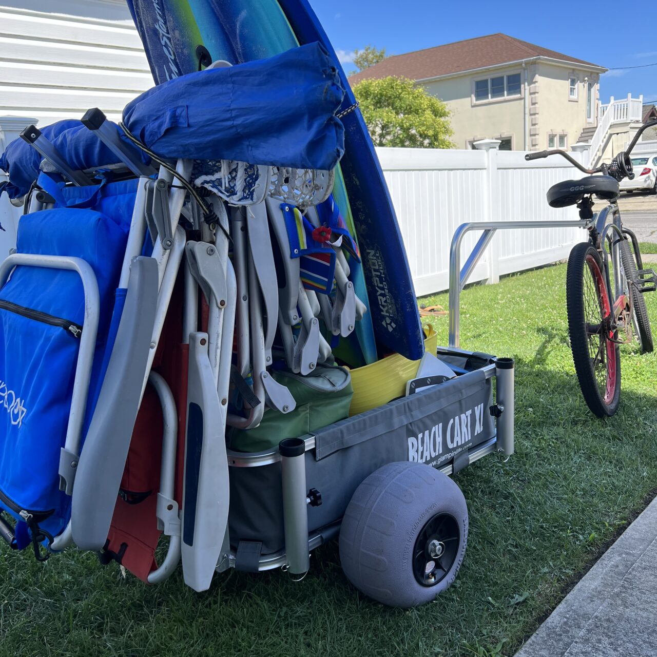 bike beach cart