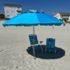 7.5 ft Beach Umbrella - Heavy Duty Stainless Extra Tall Height