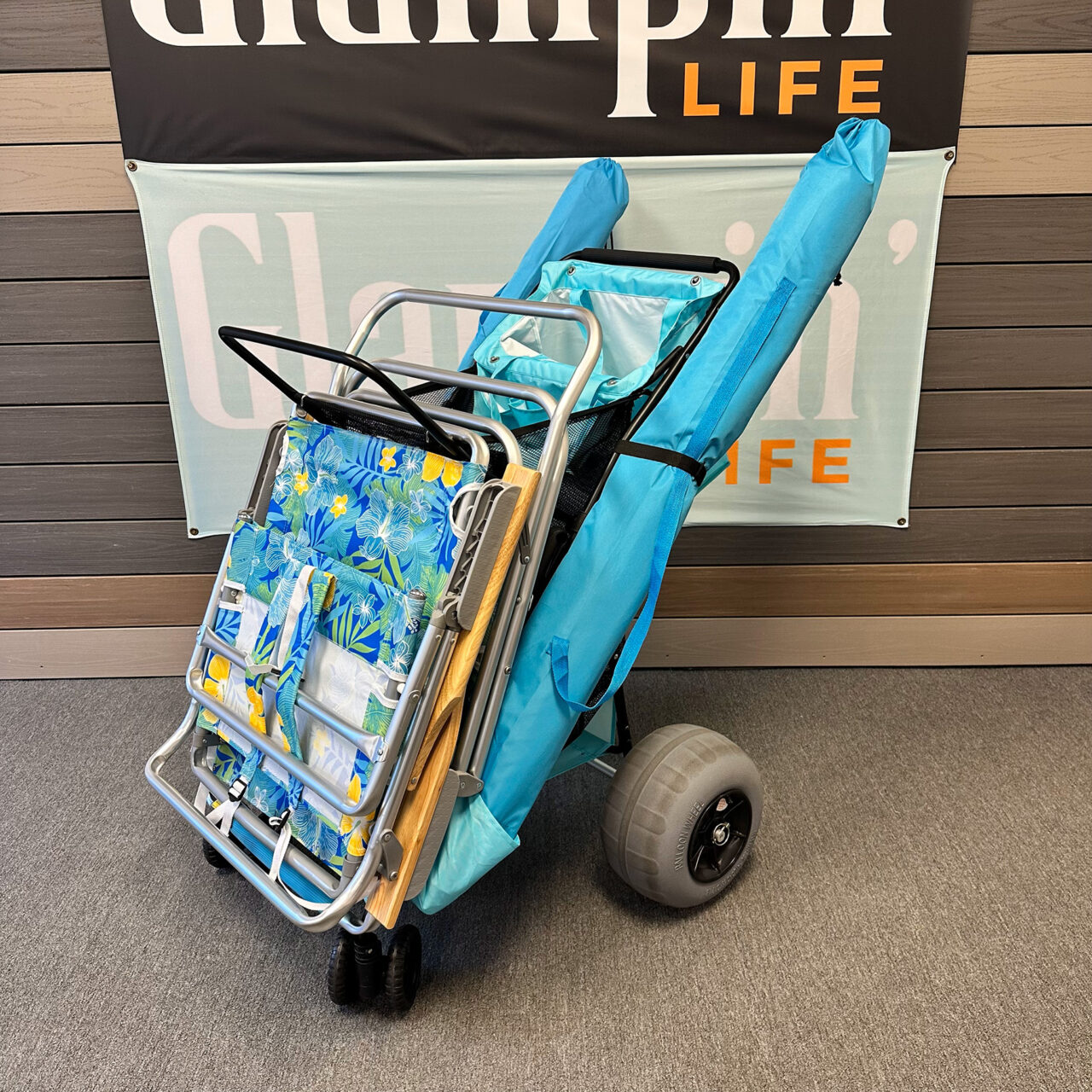 Stainless Folding Beach Cart